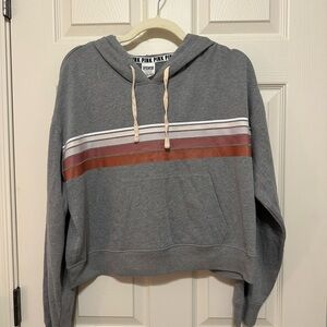 PINK Victoria's Secret Gray Hoodie - Like New - Size Large